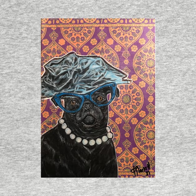 Black pearl pug by Artladyjen